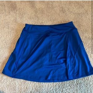 Blue athletic skort